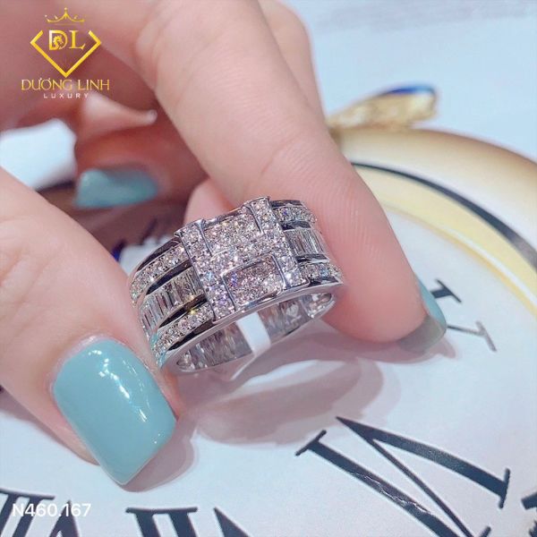 Nhẫn Chữ Kim Cương – N460.167